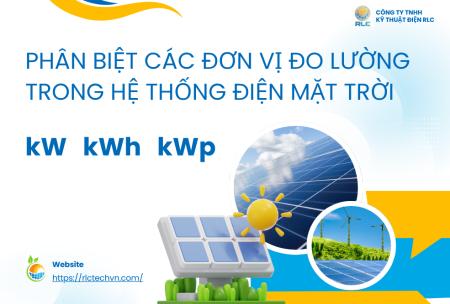 Phân Biệt Các Đơn Vị Đo Lường kW, kWp, kWh Trong Điện Mặt Trời